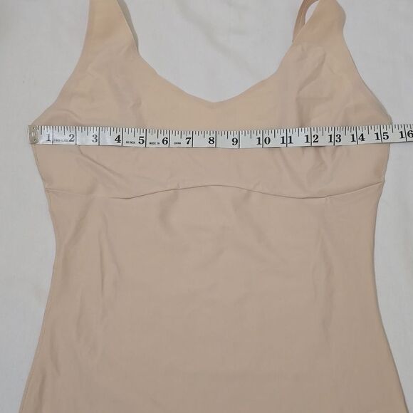 Yummie by Heather Thompson 3 in 1 Slip/bodyshaper Sz L Frappe - Picture 3 of 8
